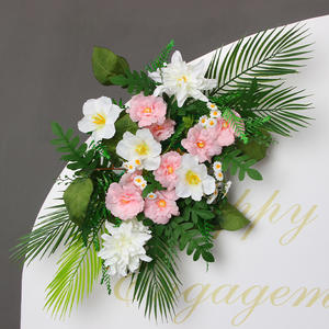 ช่อดอกกุหลาบพลาสติก 12 หัว สมจริง ทันสมัย เป็นมิตรกับสิ่งแวดล้อม ใช้ซ้ำได้ เหมาะสำหรับตกแต่งบ้าน งานแต่งงาน วันแม่ - Product Image 3