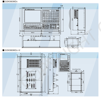 Contrôleur CNC GSK 980MDC 5 axes pour la modernisation de fraiseuses, haute performance
