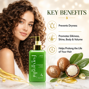 Sérum Capillaire Furunshi pour Cheveux Bouclés : Définition des Boucles Améliorée, Hydratation, Contrôle des Frisottis, Tenue Douce, Réparation des Cheveux - Product Image 1