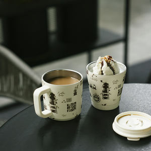 Vaso Térmico Everich de 400 <span class=keywords><strong>ml</strong></span>, Acero Inoxidable 18/8, con Tapa, Aislamiento de Triple Capa, Reutilizable y Apto para Lavavajillas - Product Image 3