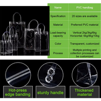 Sac fourre-tout transparent en PVC personnalisé avec logo, imperméable et réutilisable, idéal pour les salons professionnels et les cadeaux d'entreprise - Fabricant UIOWIO
