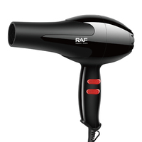Sèche-cheveux RAF R.703 700W, 23300 tr/min, 2 températures, 2 vitesses, matériau PP, séchage rapide avec 2 embouts