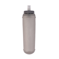 Gourde souple en silicone personnalisée Xuzhen, pliable, avec embout à mordre, portable, pour la course à pied, le cyclisme et l'alpinisme