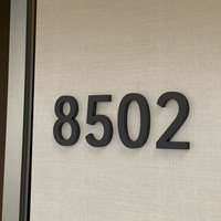 Plaques de porte personnalisées en acrylique non lumineuses pour numéros de chambre, numéros de maison, d'hôtel, d'appartement, numéros d'adresse, décoration