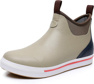 <span class=keywords><strong>Bottes</strong></span> <span class=keywords><strong>de</strong></span> pont unisexes imperméables, <span class=keywords><strong>bottes</strong></span> <span class=keywords><strong>de</strong></span> pluie à la cheville, chaussures <span class=keywords><strong>de</strong></span> pêche en caoutchouc antidérapantes pour la navigation <span class=keywords><strong>de</strong></span> plaisance, la voile, le jardinage, le travail, la <span class=keywords><strong>randonnée</strong></span>, la pêche - Product Image 5