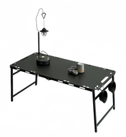 Nouvelle table pliante tactique d'extérieur en acier au carbone, légère, portable, antirouille, imperméable et durable