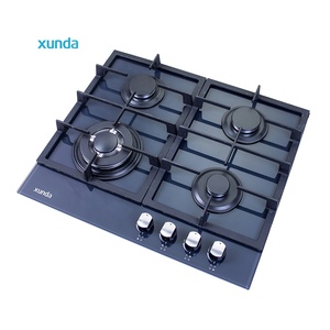Estufa de Gas para Cocina, <span class=keywords><strong>Precio</strong></span> de Fábrica Xunda, Cuisinière a Gaz, Vidrio de 8mm, 4 Quemadores, Encimera de Gas Integrada para RV y Hoteles - Product Image 3