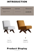 Chandigarh canapé chaise dossier unique Pier chaise moderne en bois massif paresseux chaise salon loisirs maison bureau meubles