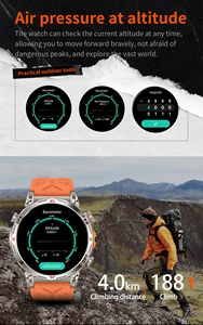 2025 Kc93 Người Đàn Ông Của GPS Thông Minh Đồng Hồ 1.56Inch Màn Hình Mới Chạy Đi Bộ Đi Xe Đạp Tính năng Ai quay Gpt La Bàn Bt Cuộc Gọi Dafit - Product Image 4