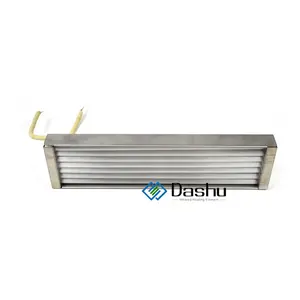 DaShu 240*80mm Custom Size Electric Infrared Quartz Heater Tube Ceramic Quartz Heating Plate