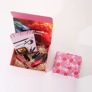 Boîte d'abonnement cosmétique en carton ondulé B/E avec option de découpe, boîte d'expédition avec boîte cadeau intérieure rigide personnalisée - Product Image 5