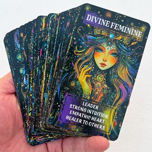 Venta al por Mayor de Mazos de <span class=keywords><strong>Cartas</strong></span> Personalizados de 59 <span class=keywords><strong>Cartas</strong></span> Twin Flames Oracle, <span class=keywords><strong>Cartas</strong></span> de Guía Espiritual para Relaciones de <span class=keywords><strong>Amor</strong></span>, Papel Portátil, OEM, ODM - Product Image 4