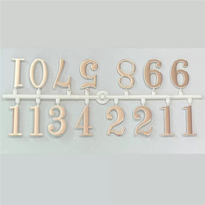 <span class=keywords><strong>Numeri</strong></span> Adesivi Dorati in Plastica da 4cm e 5cm per Orologi da Parete Personalizzati, Stile Romano e Arabo - Product Image 3