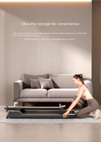 Tapis de course pliable ultra-silencieux 2026 pour la maison avec écran LCD LED – Idéal pour la marche et la course à domicile