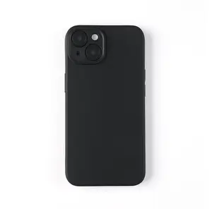 Voor Iphone 14 Effen Kleur Zachte TPU Case Camera Bescherming Matte Telefoon Hoesje Voor Iphone 15 Pro Max Siliconen Dunne Case Zacht