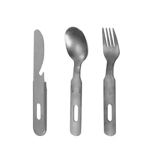 Wheat straw plastic Fold up flatware in case portable dinner tableware,3 pcs cutlery set with box for travel school business/