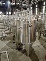 Fermenteurs en acier inoxydable 100L 200L Cuves de stockage de vin en acier inoxydable Cuve de fermentation de vin à fond incliné