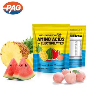 PAG 전해질 분말 수화 비건 종합 비타민 과일 펀치 회복 음료 필수 아미노산 전해질 분말 - Product Image 3