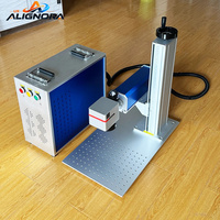 Machine de marquage laser portable CO2 à fibre optique 3D mini 30W 50W pour métal, en ligne, à prix compétitif