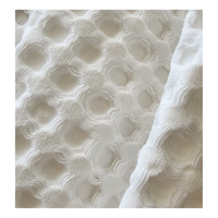 Tela Premium de Algodón 100% Tejida, Tipo Waffle Piqué, 320 g/m², 150 cm, 320 g/m² - Tela Burbuja