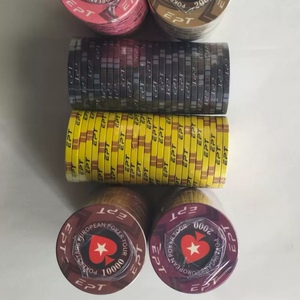 Vente en gros de jetons de poker en céramique de haute qualité, écologiques, durables, Texas Hold'em EPT <span class=keywords><strong>Casino</strong></span> Game 10g 39mm, directement de l'usine, cadeaux - Product Image 3