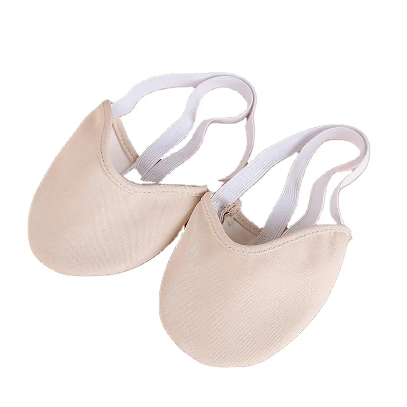 Rhythmic Gymnastics Toe Balllet Shoes Soft Half Socks Knitted Roupa Ginastica belly shoes Professional Elastic dancing shoe