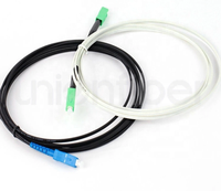 Cable de Fibra Óptica para Interiores FTTH, Cable de Conexión de Fibra SM9/125, G.657A con Conector SC en APC/UPC, 10m+ para FTTX