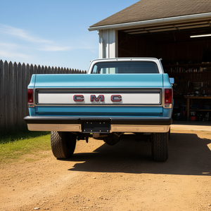 Parachoques Trasero de Acero Negro para Camioneta GMC C10 C20, Modelo D0100HP4CS7 - Product Image 2