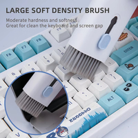 Kit de nettoyage de clavier d'ordinateur 7 en 1, brosse, stylo de nettoyage pour ordinateur portable, écouteurs Bluetooth, outils de nettoyage, ensemble d'extracteurs de touches