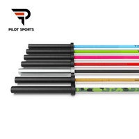 PILOTSPORTS Barre d'haltérophilie personnalisée OEM 15kg 20kg en acier allié, barre de musculation commerciale pour hommes