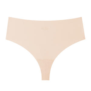 Tanga Deportiva Sexy sin Costuras de Seda de Hielo, Cintura Alta, de una Pieza, Secado Rápido, Transpirable, Antibacteriana, Ecológica, con Logotipo Personalizado - Product Image 3