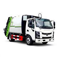 Camion Compacteur de Déchets Urbains 100% Électrique 7-7,3 m³ Léger à Batterie avec Éclairage Bleu Personnalisable