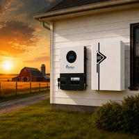 Invertisseur hors réseau à phase divisée UL1741 UL9540 12KW, batterie au lithium 16-32kWh, stockage solaire tout-en-un avec circuit de bypass 200A