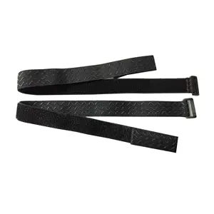 Fascia elastica antiscivolo con cinturino elastico in Silicone DANSKY colore nero per prodotti sportivi