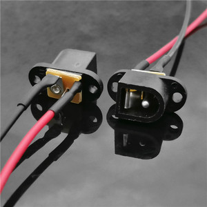 Cable conector <span class=keywords><strong>DC</strong></span> de montaje en panel de bloqueo de tornillo de toma de corriente continua con montaje en brida de - Product Image 5