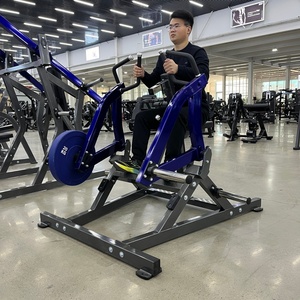 Macchina per il sollevamento pesi isometrico commerciale in acciaio di alta qualità con seduta e caratteristiche di sicurezza per schiena, petto e gambe - Product Image 2