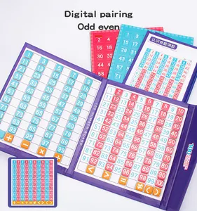 1-100 Numbers Educational Multiplication Addition Subtraction Math Learning Magnetic Puzzle Book