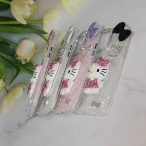 Étui de <span class=keywords><strong>téléphone</strong></span> portable en diamants de luxe pour Iphone X 11 12 13 14 15 16 17 Pro Max Air Butterfly Bow Housses de <span class=keywords><strong>téléphone</strong></span> pour Samsung S24U S23U - Product Image 2