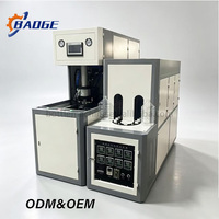 Machine de soufflage de bouteilles PET semi-automatique 2L 3L 5L, équipement de soufflage de bouteilles en plastique, commande PLC