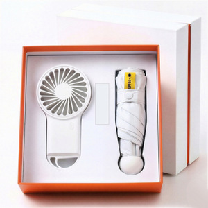 USB Handheld Fan Water Bottle Umbrella <b>Gift</b> <b>Set</b> 1000mAh 3-6 Hours Battery Plastic Portable Convenience Promotional Novelty <b>Gifts</b> - Product Image 5