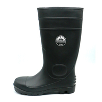 Bottes de sécurité MAXITOUGH robustes, antidérapantes, avec semelle en acier, sans lacets, anti-perforation, embout en acier, imperméables, pour usage en usine et sur chantier