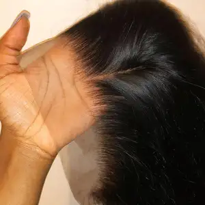 360 진짜 자연 표피 정렬 머리 가발 투명 Perruque 전체 레이스 가발 인간의 머리 레이스 프론트