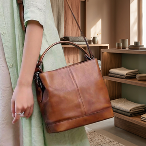 Bolso de Mano Tipo Clutch con Correa Cruzada de Cuero Genuino Personalizado al por Mayor, con Cierre, Impermeable, Duradero, Ligero, Plegable y Grande - Product Image 4