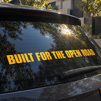 Autocollant publicitaire personnalisé pour logo de voiture, impression sur mesure pour vitres de voiture, pare-brise, bannière de pare-brise, décalcomanies automobiles