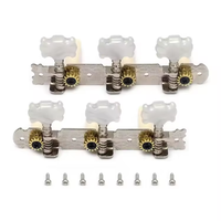 3 on a Plate Classical Guitar Machine Heads String Tunning Pegs Key Guitar Tuning Keys with Single Hole