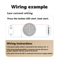 Interrupteur à bouton-poussoir momentané industriel personnalisé CDOE UL IP67 16MM 19MM 22MM LED rouge, étanche, pour panneau de commande, interrupteurs métalliques