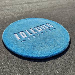 Alfombra con patrón de bandera de forma redonda para Centro, tamaño personalizado, área hecha a mano, habitación de niños, alfombra hecha a mano, alfombra circular personalizada - Product Image 3