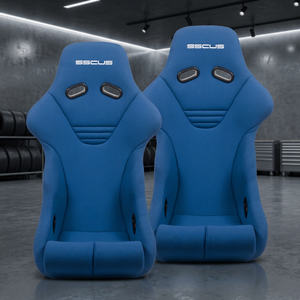 Siège de voiture de sport universel Monza 424 FRP tissu modifié siège baquet de course siège baquet complet durable qualité supérieure qualité d'exportation - Product Image 1