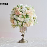 Arche de fleurs en soie romantique, décoration florale artificielle pour mariage, toile de fond pour célébration, réception, cérémonie