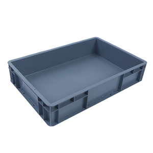 Caja móvil de plástico personalizable logística transporte almacenamiento caja de plástico apilable caja de rotación - Product Image 3